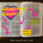 Writing in your Bible.