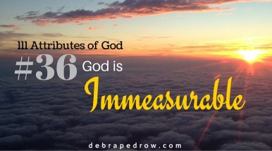 #36 God is Immeasurable