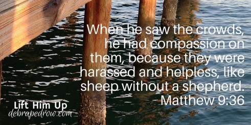 When He saw the crowds...