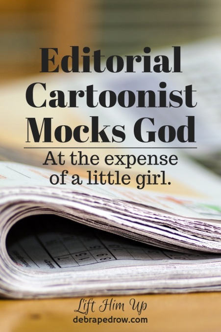 Editorial Cartoonist mocks God